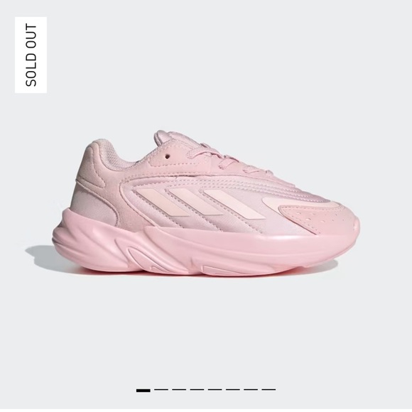 Girls adidas Ozelia style shoes size 3.5 - SOLD OUT EVERYWHERE IN THIS COLOUR - Picture 1 of 9